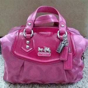 SOLD Coach 14294 Madison Pink Op Art Audrey